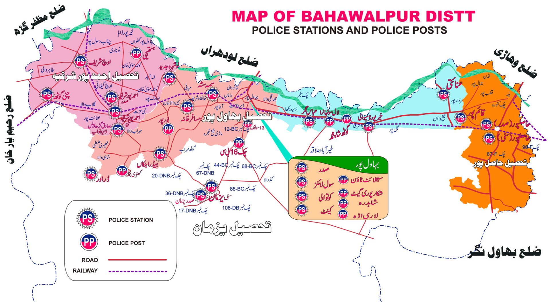 Police Stations in District Bahawalpur