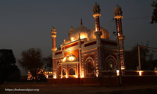 A Beautiful Night View of Darbar Mahal Masjid