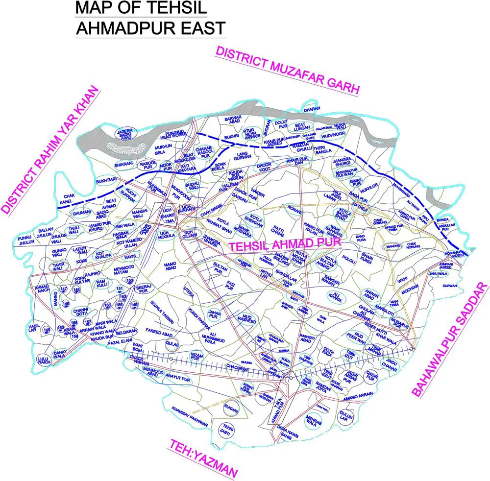 Ahmedpur East Map