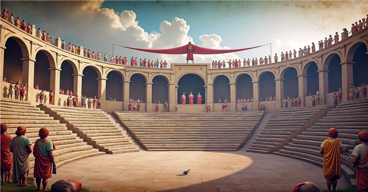 First Retractable Roof in History Colosseum-Rome
