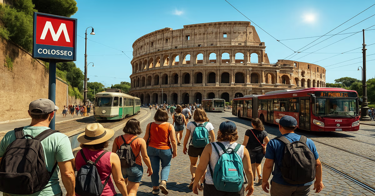 The Colosseum stands as the monumental stage of Rome’s epic spectacles.