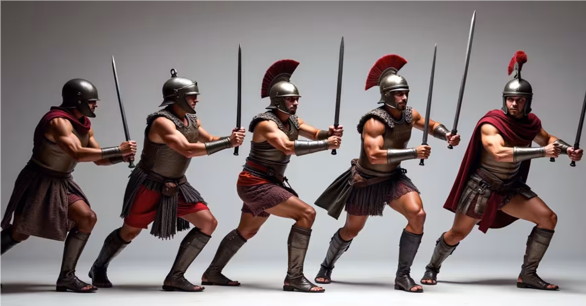 The varied types of gladiators created dramatic contrasts and compelling combat.The varied types of gladiators created dramatic contrasts and compelling combat.